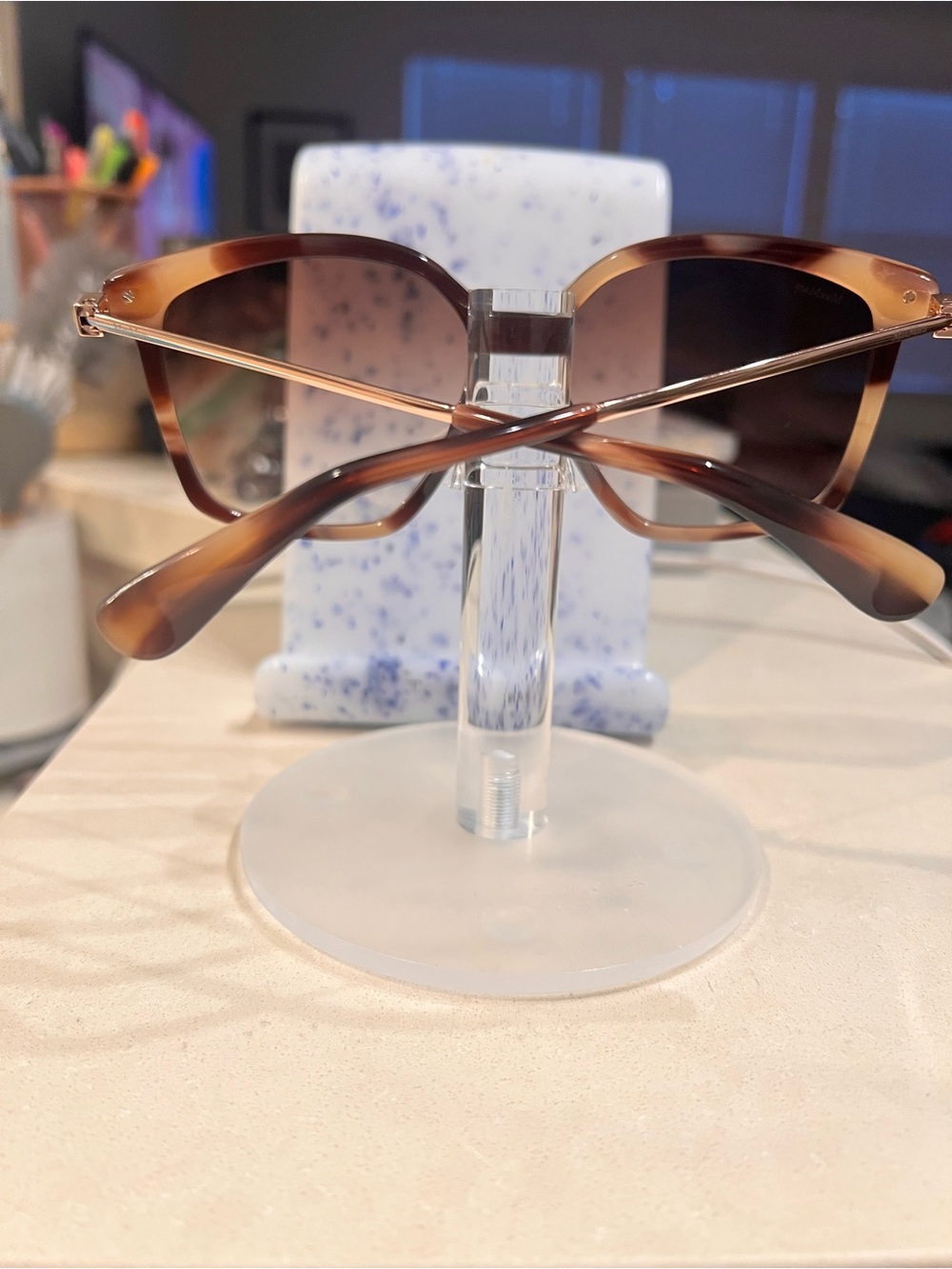 MaxMara Tortoise Gradient Oversized Sunglasses - Picture 2 of 6
